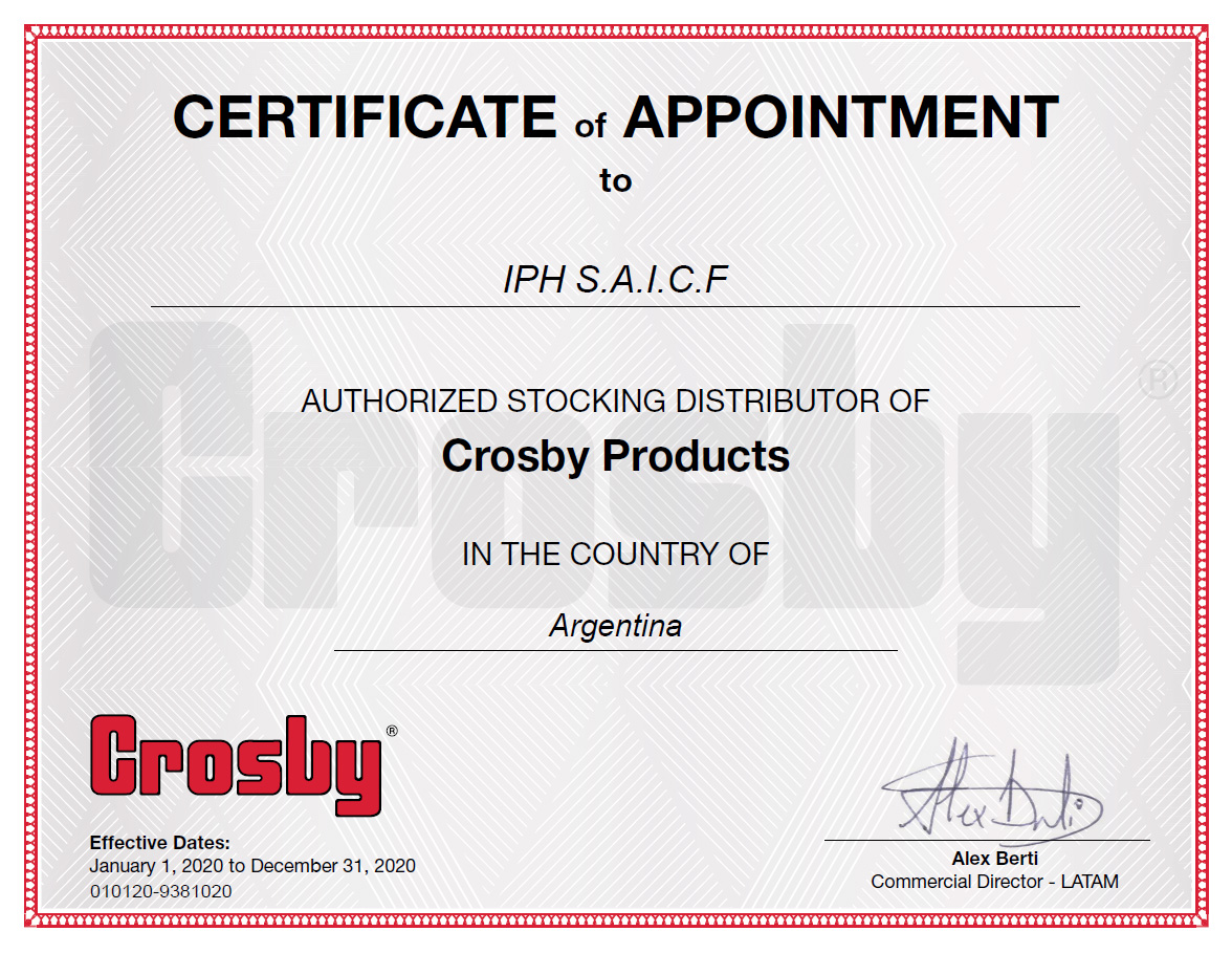 RENOVAMOS DISTRIBUCIÓN OFICIAL DE CROSBY0